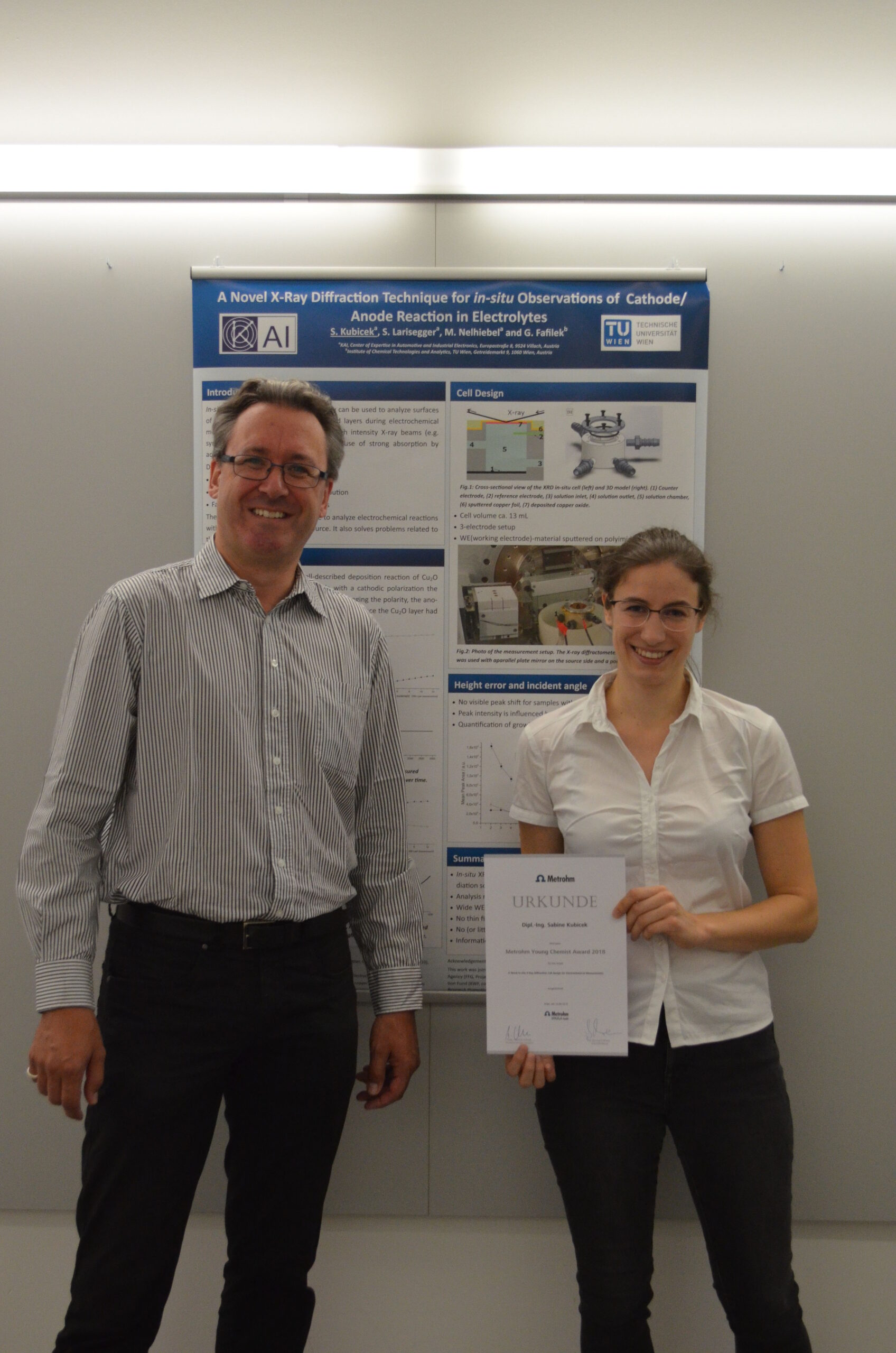 Metrohm Young Chemist Award Austria 2018